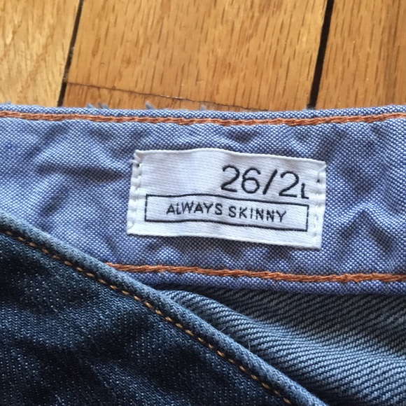 Gap dark blue straight leg skinny jeans - Picture 4 of 6